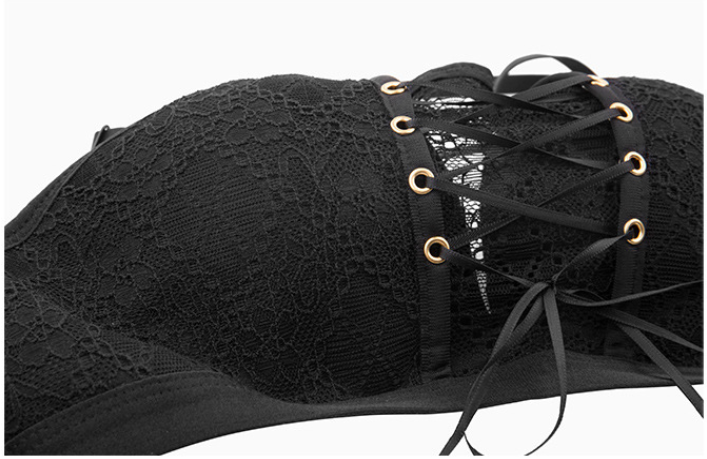 strapless invisible lace bra