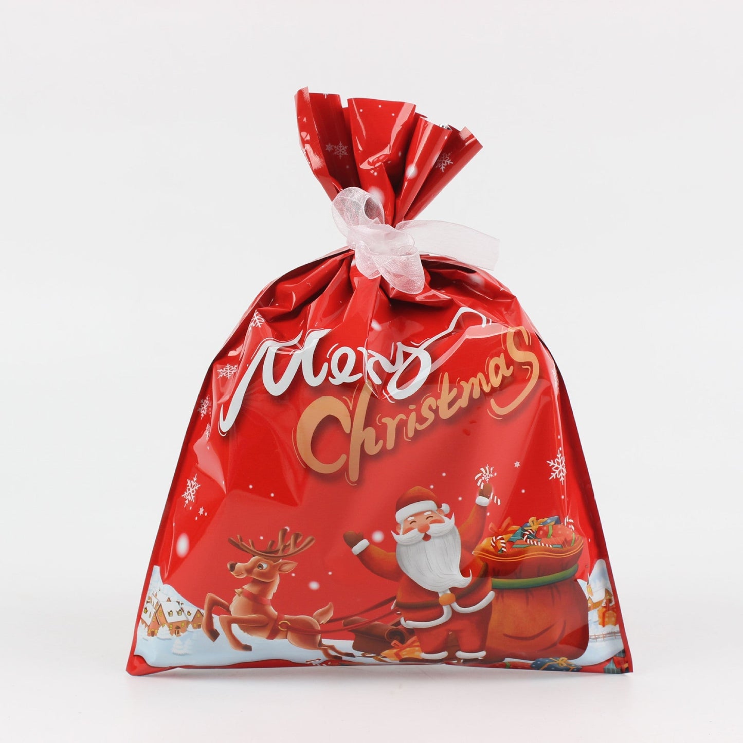 🎄50K+ Sold 🔥 Christmas Sale 49% OFF 🎁 Biodegradable Drawstring Christmas Gift Bags 🎅