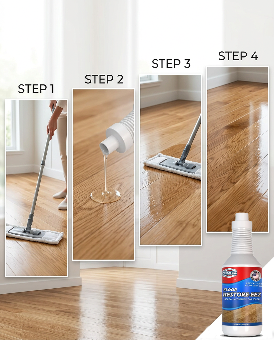 Floor Cleaning Steps