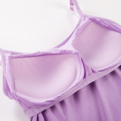 All-in-one camisole with chest pad