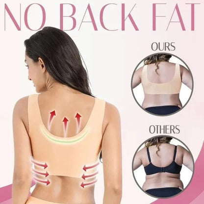 [🎁Exclusive discount store of Mother's Day🎁 ]Stretch Full-Figure Seamless Lace Trim Bra-🔥Buy 2 SAVE 10% & FREE SHIPPING